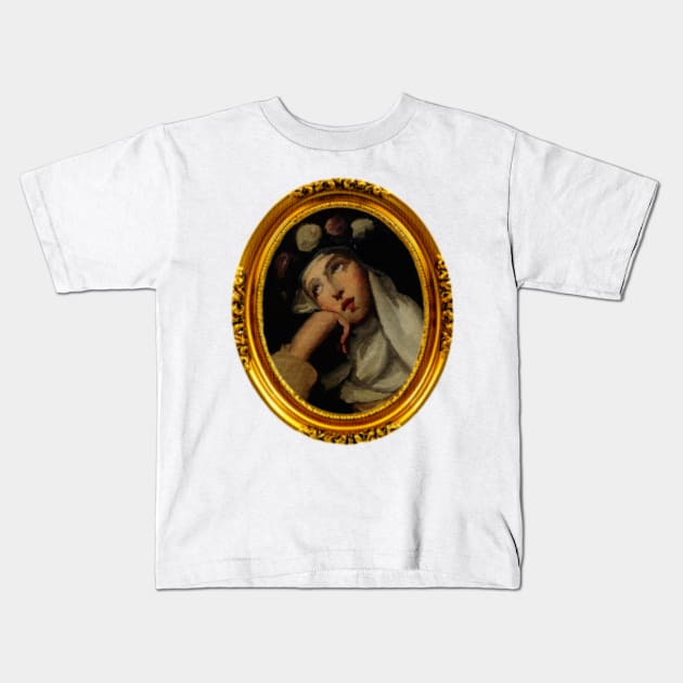 Saint Rose of Lima Kids T-Shirt by HappyRandomArt